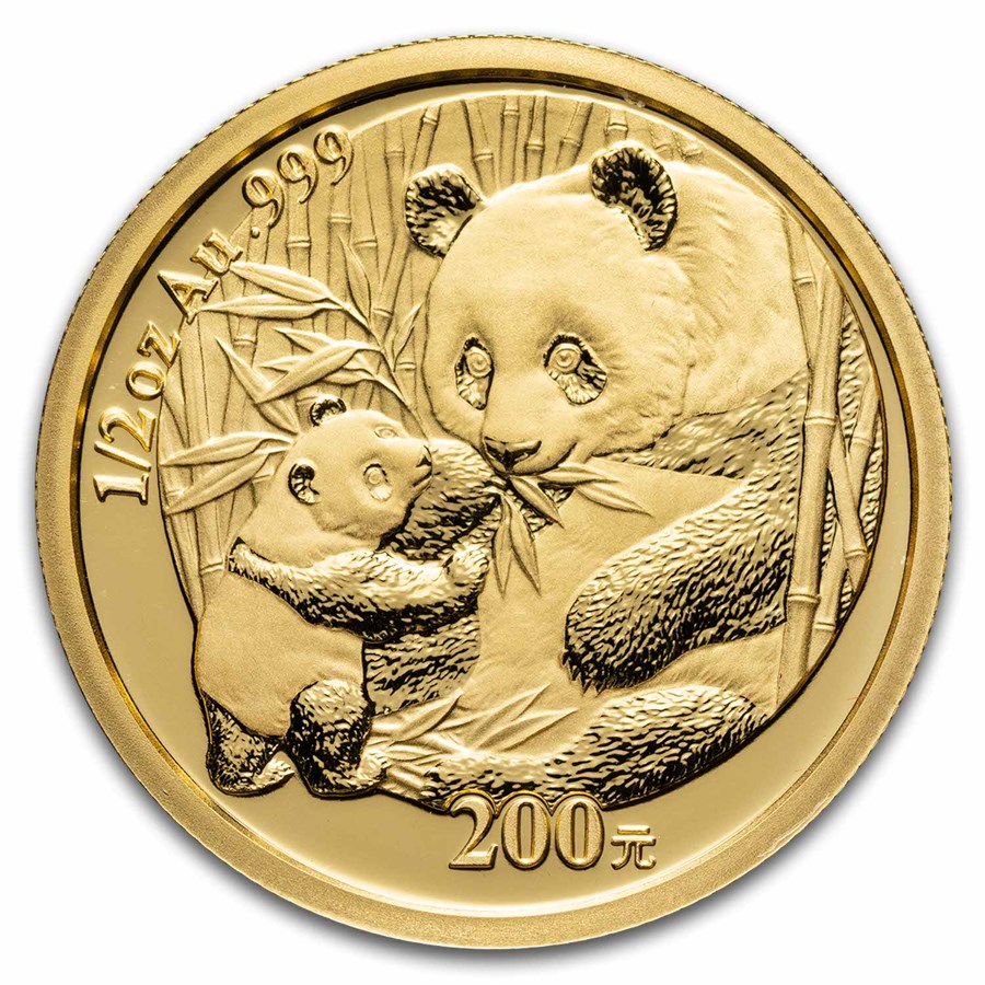 1/2 oz Chinese Gold Panda Coin