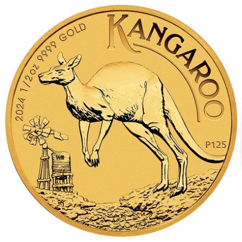 2024 1/2 oz Australian Gold Kangaroo Coin