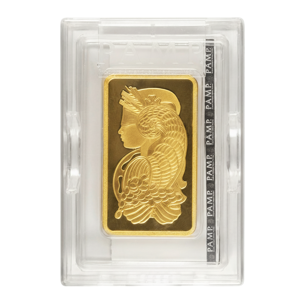 10 oz PAMP Suisse Lady Fortuna Veriscan Gold Bar