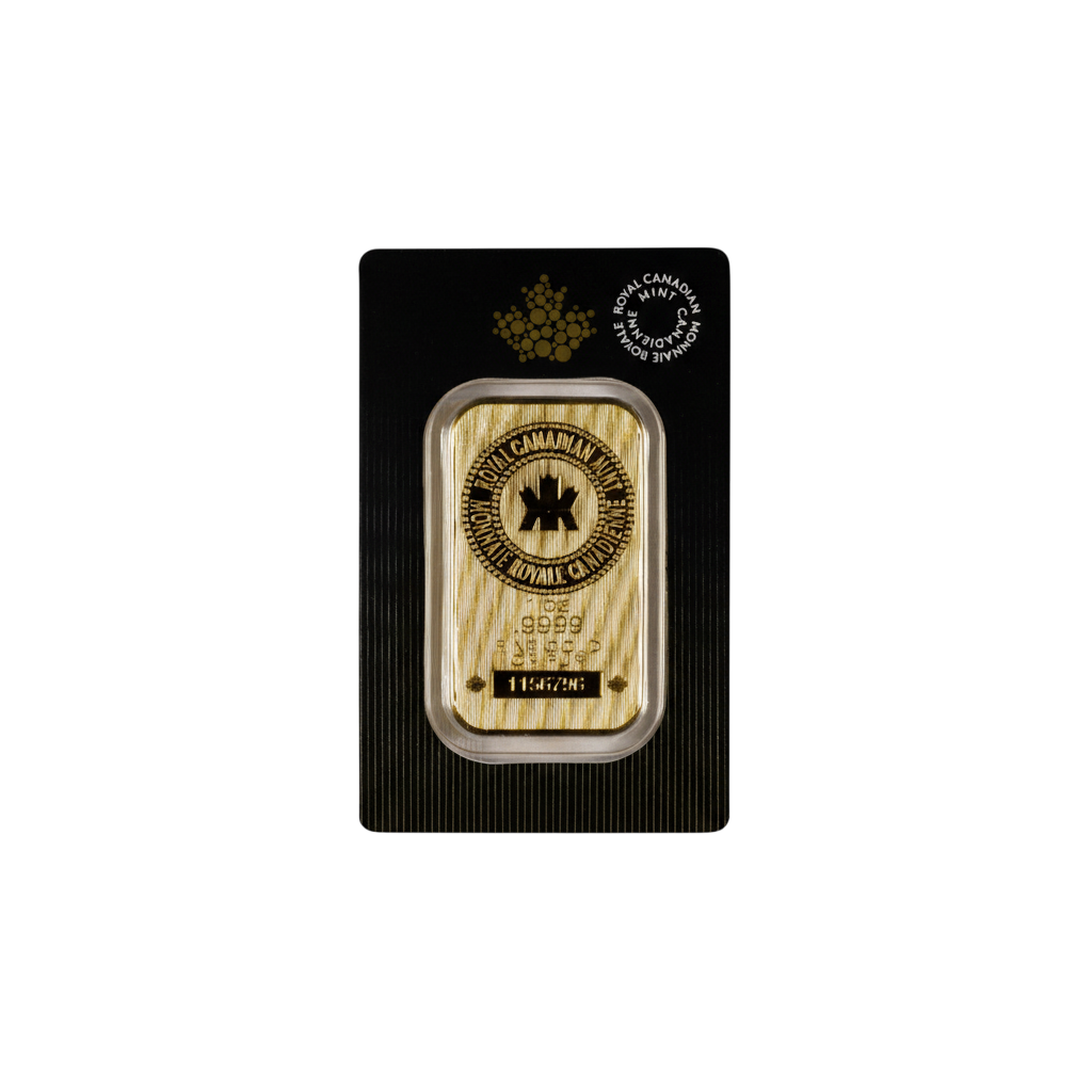 1 oz Royal Canadian Mint Gold Bar