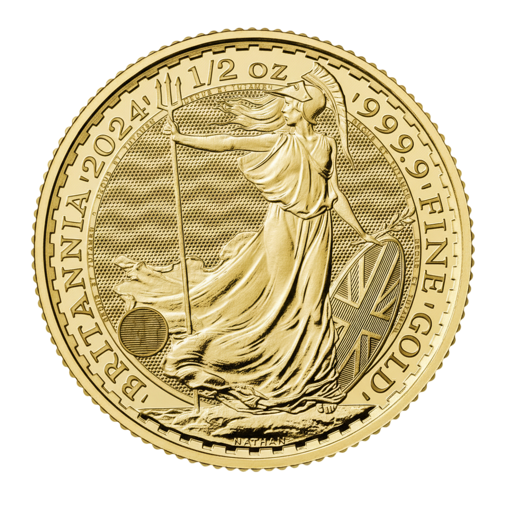 2024 1/2 oz British Gold Britannia Coin