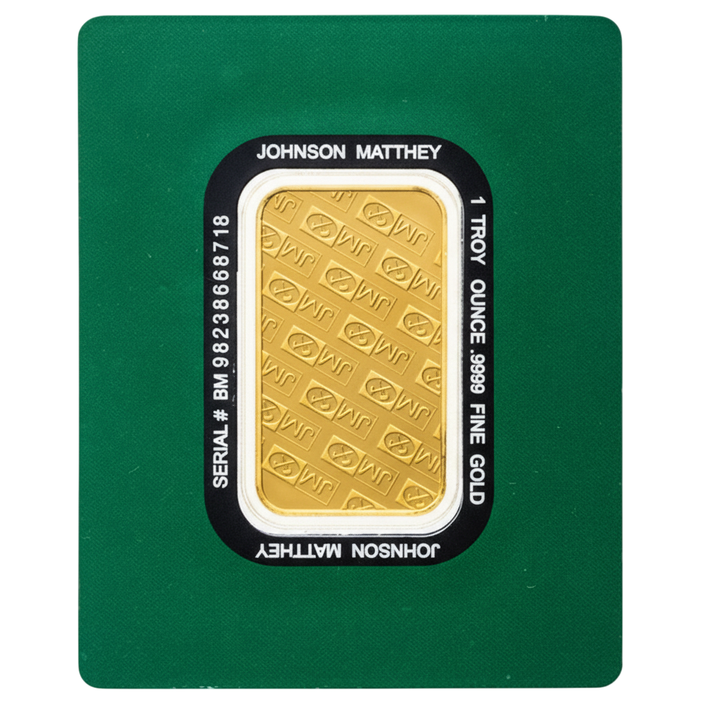 1 oz Johnson Matthey Gold Bar