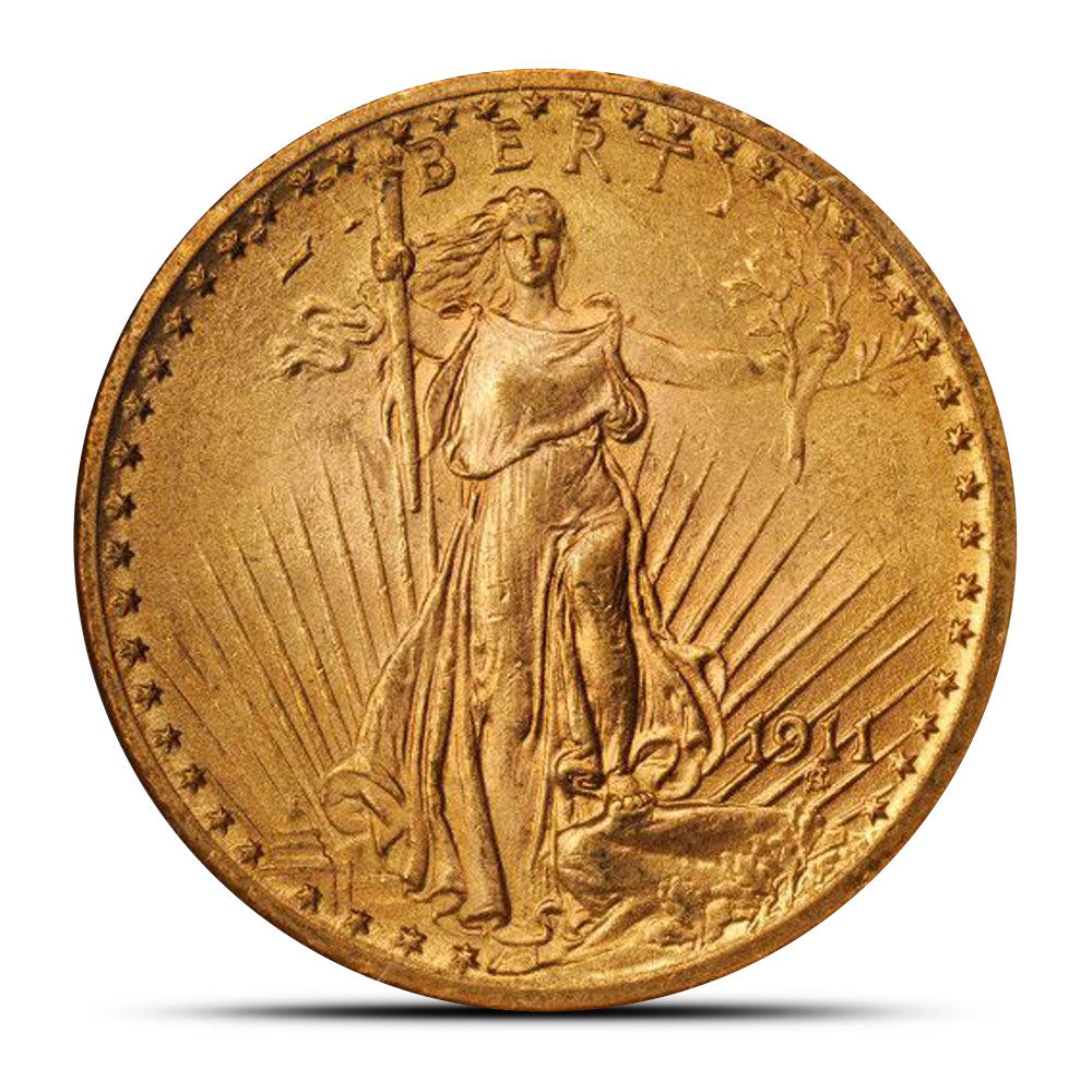 Pre-33 $20 Saint Gaudens Double Eagle Gold Coin