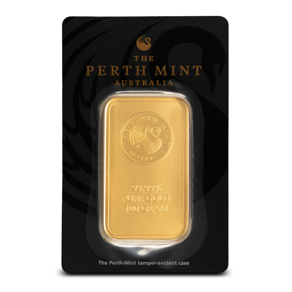 100 Gram Perth Mint Gold Bar