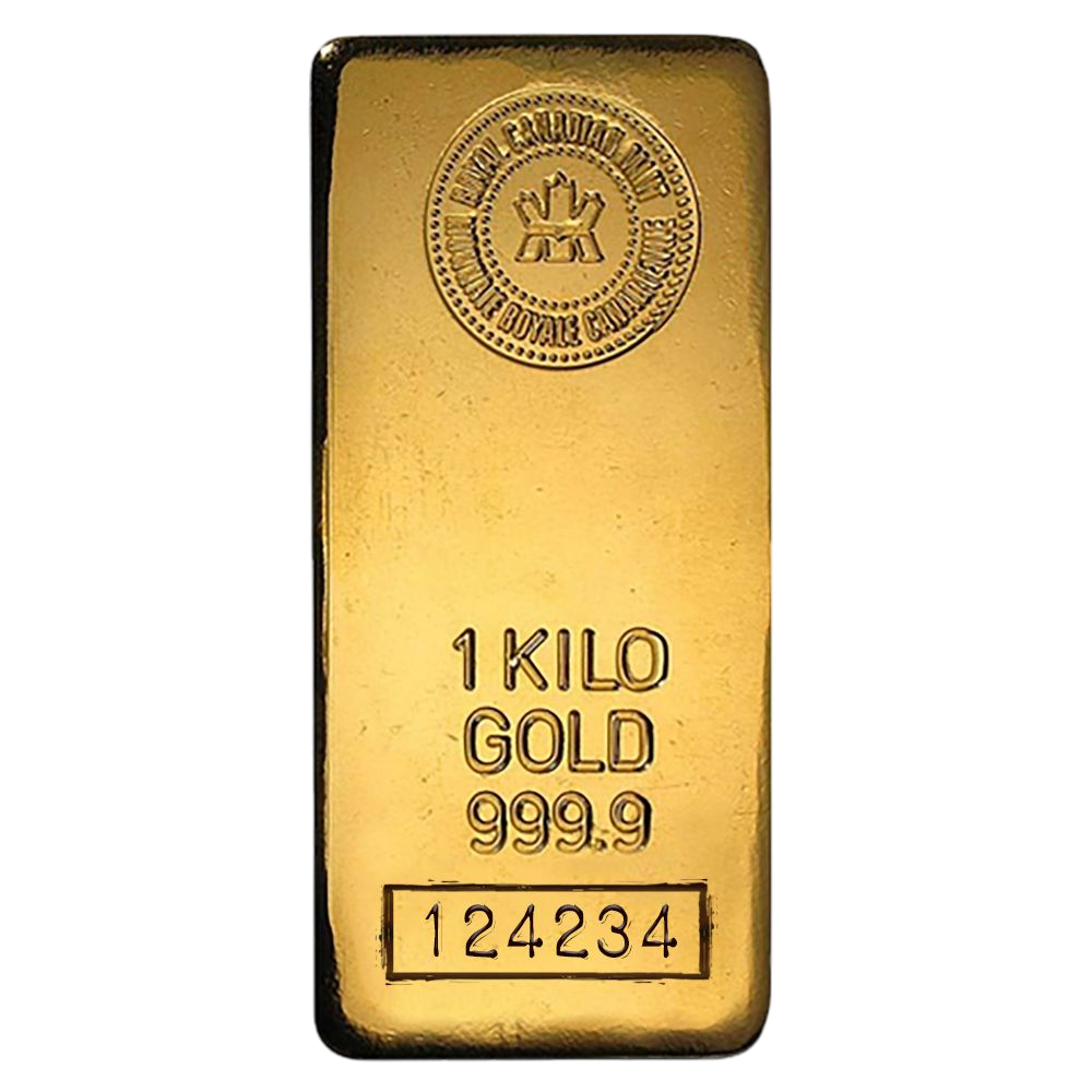 1 Kilo Royal Canadian Mint(RCM) Gold Bar