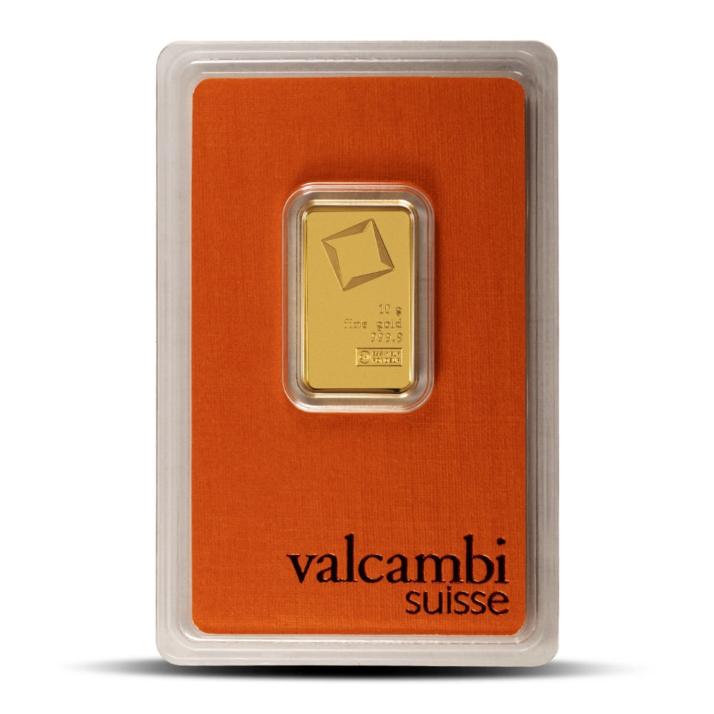 10 Gram Valcambi Gold Bar