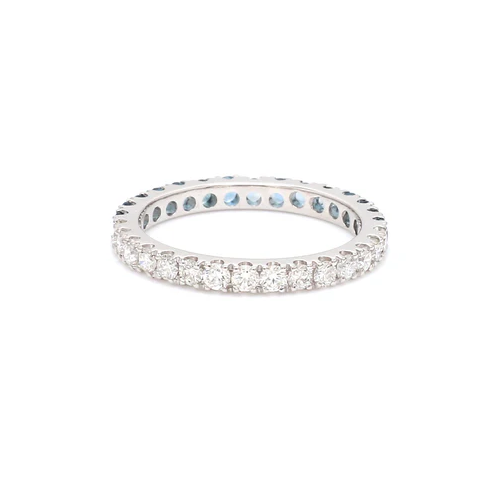 Topaz Diamond Half & Half Ring