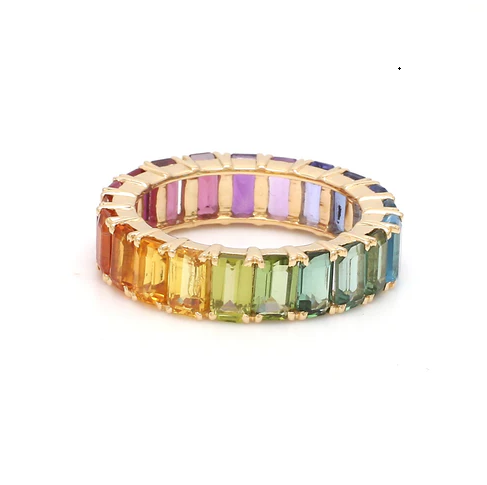 Rainbow Gemstone Vibrant Eternity