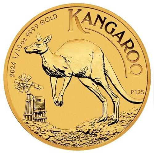 2024 1/10 oz Australian Gold Kangaroo Coin