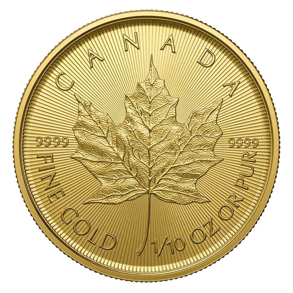 2024 1/10 oz Canadian Gold Maple Leaf Coin