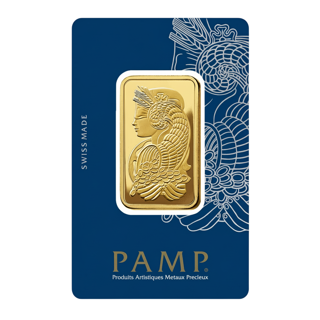 1 oz PAMP Suisse Lady Fortuna Veriscan Gold Bar