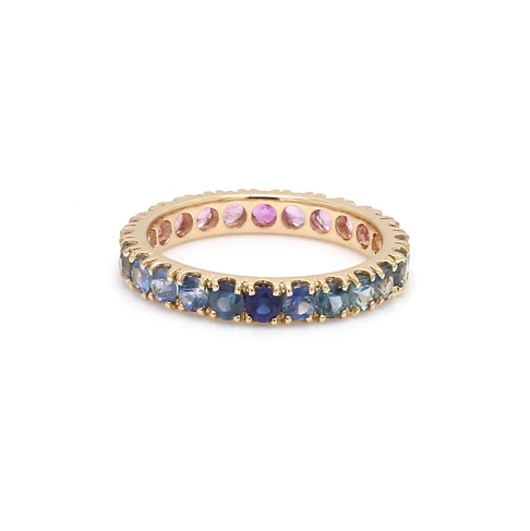 Osaka Pink Blue Ombre Ring