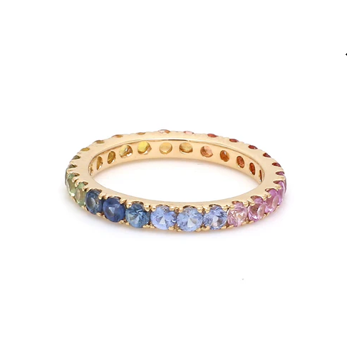 Florence Rainbow Sapphire Ring